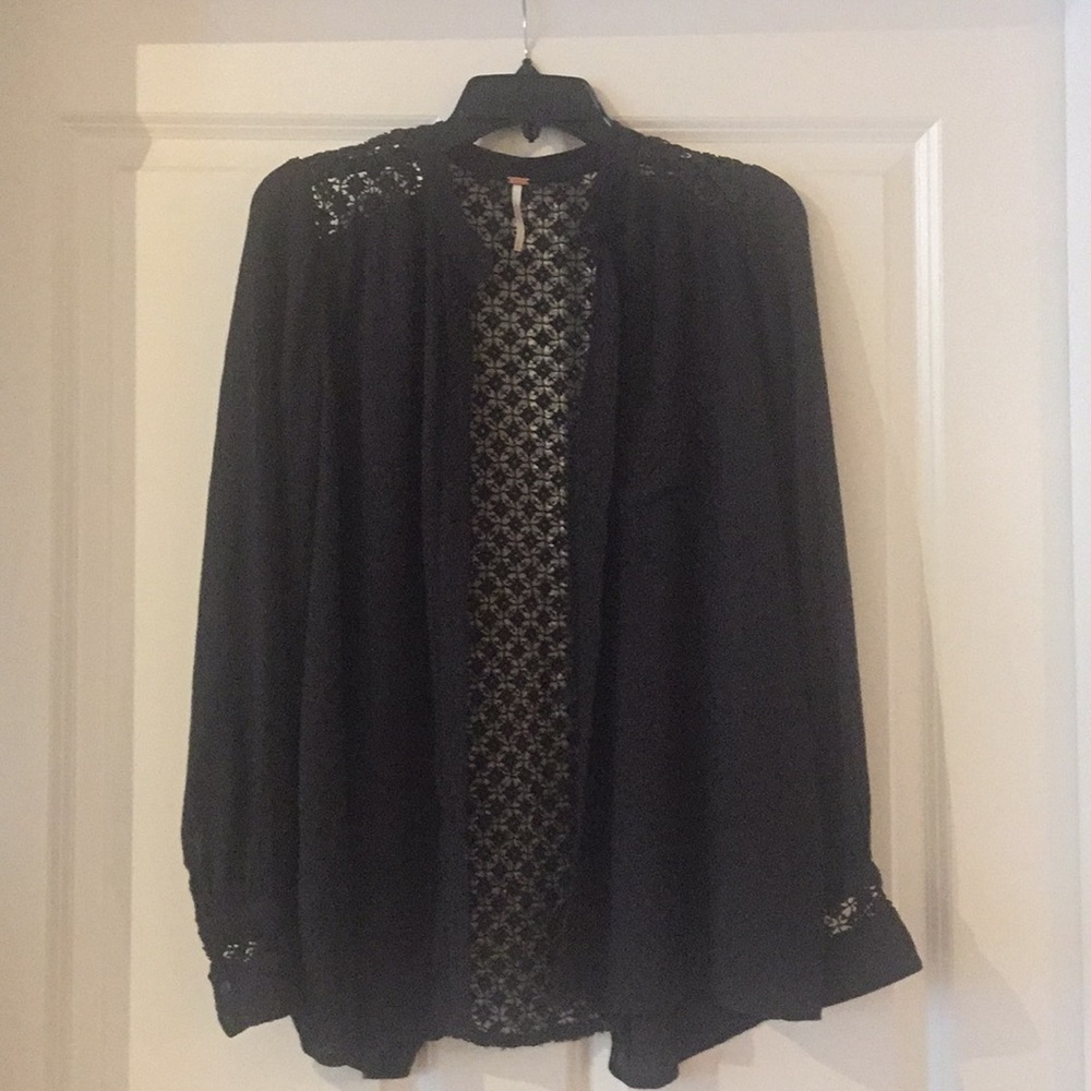 Free People black blouse - beautiful